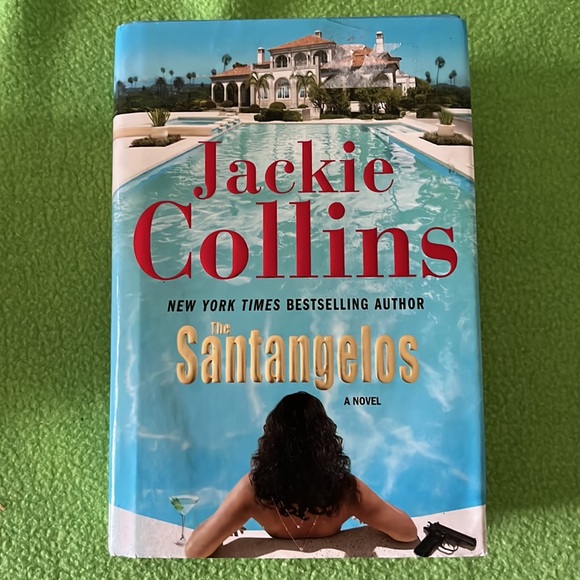 Jackie Collins The Santangelos, Thrill, Hollywood Husbands HC/DJ & SC Books - Picture 2 of 5